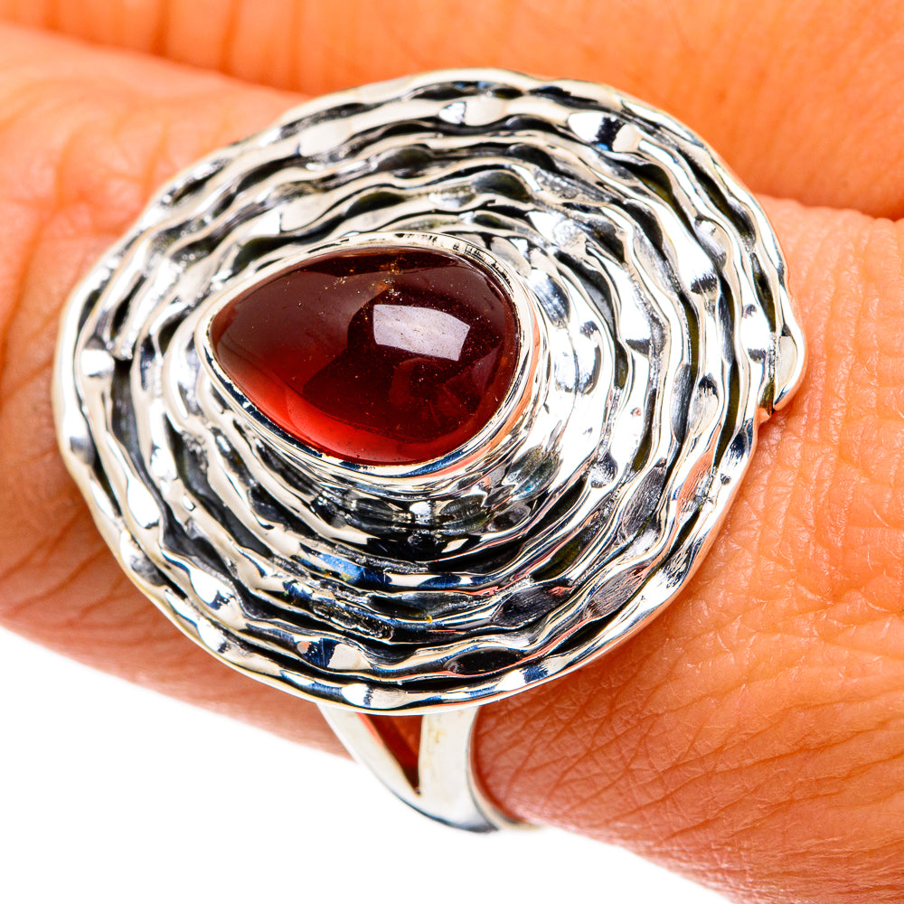 Garnet Rings handcrafted by Ana Silver Co - RING81032