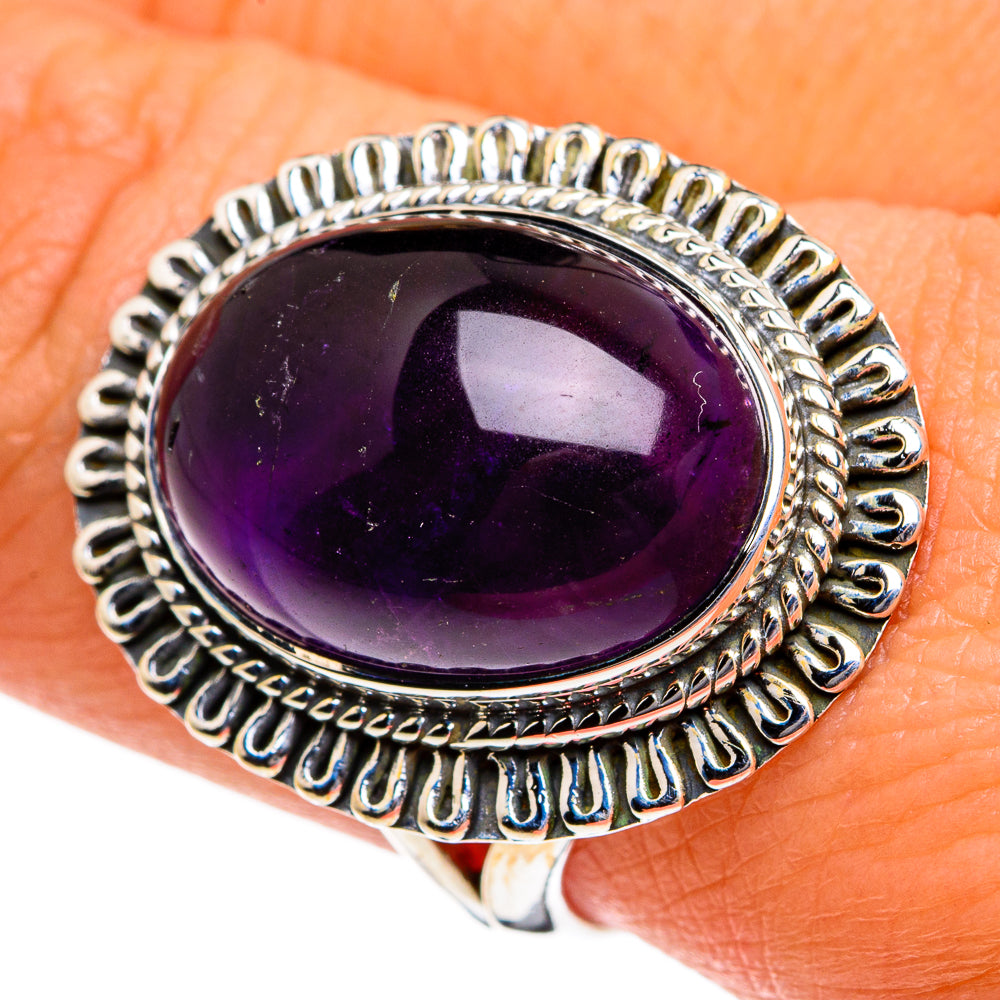 Amethyst Rings handcrafted by Ana Silver Co - RING81035