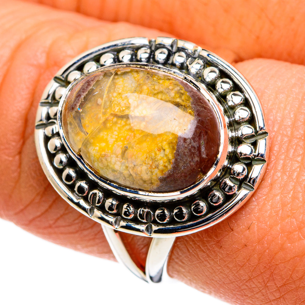 Ocean Jasper Rings handcrafted by Ana Silver Co - RING81042