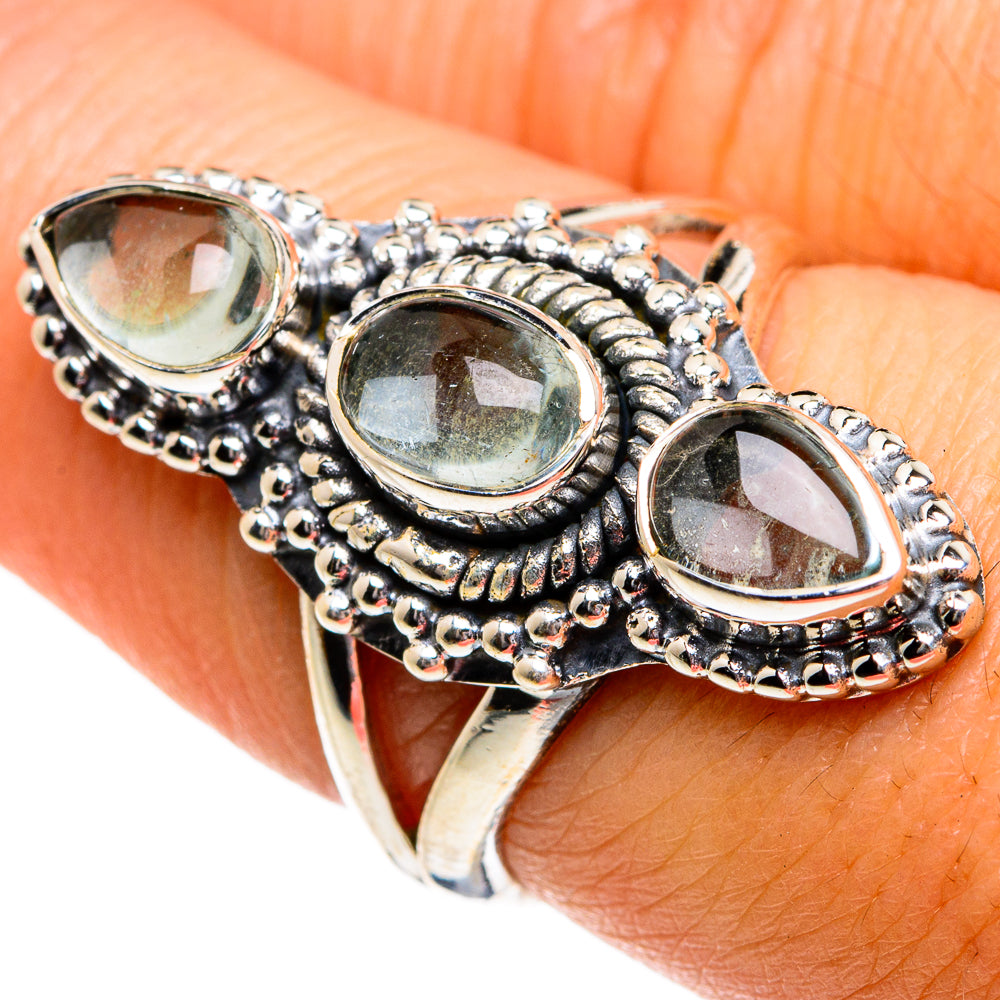 Aquamarine Rings handcrafted by Ana Silver Co - RING81052