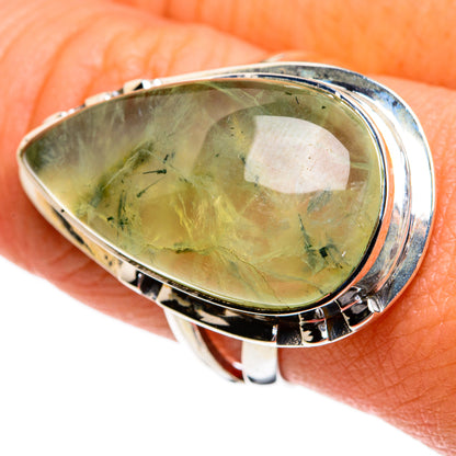 Prehnite Rings handcrafted by Ana Silver Co - RING81086