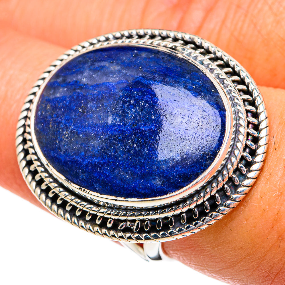 Lapis Lazuli Rings handcrafted by Ana Silver Co - RING81115
