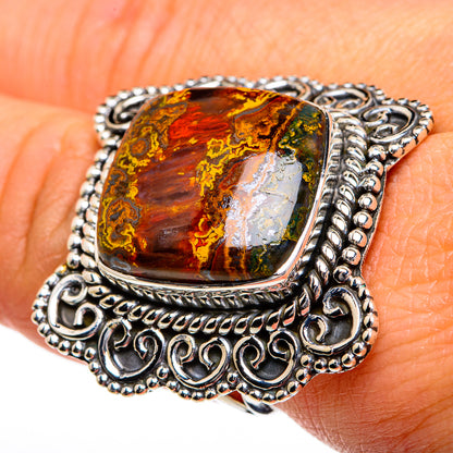 Moroccan Agate Rings handcrafted by Ana Silver Co - RING81120
