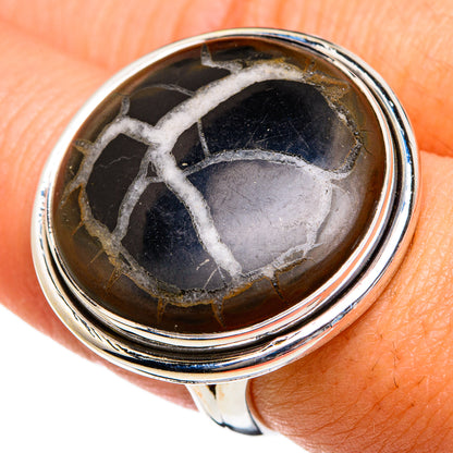 Septarian Geode Rings handcrafted by Ana Silver Co - RING81122