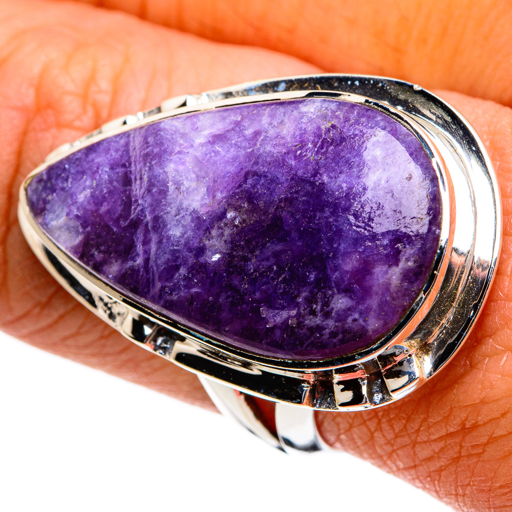 Charoite Rings handcrafted by Ana Silver Co - RING81126