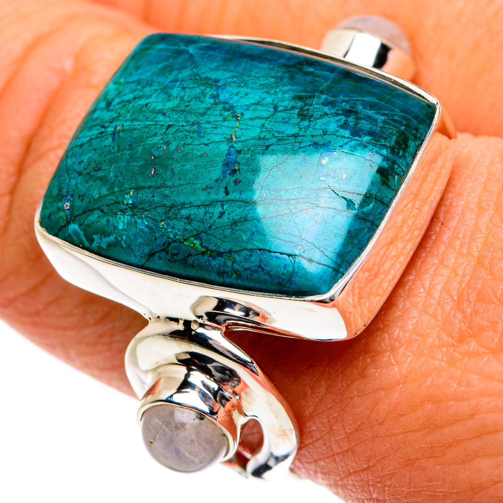 Chrysocolla Rings handcrafted by Ana Silver Co - RING81136