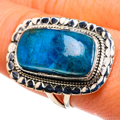 Chrysocolla Rings handcrafted by Ana Silver Co - RING81137