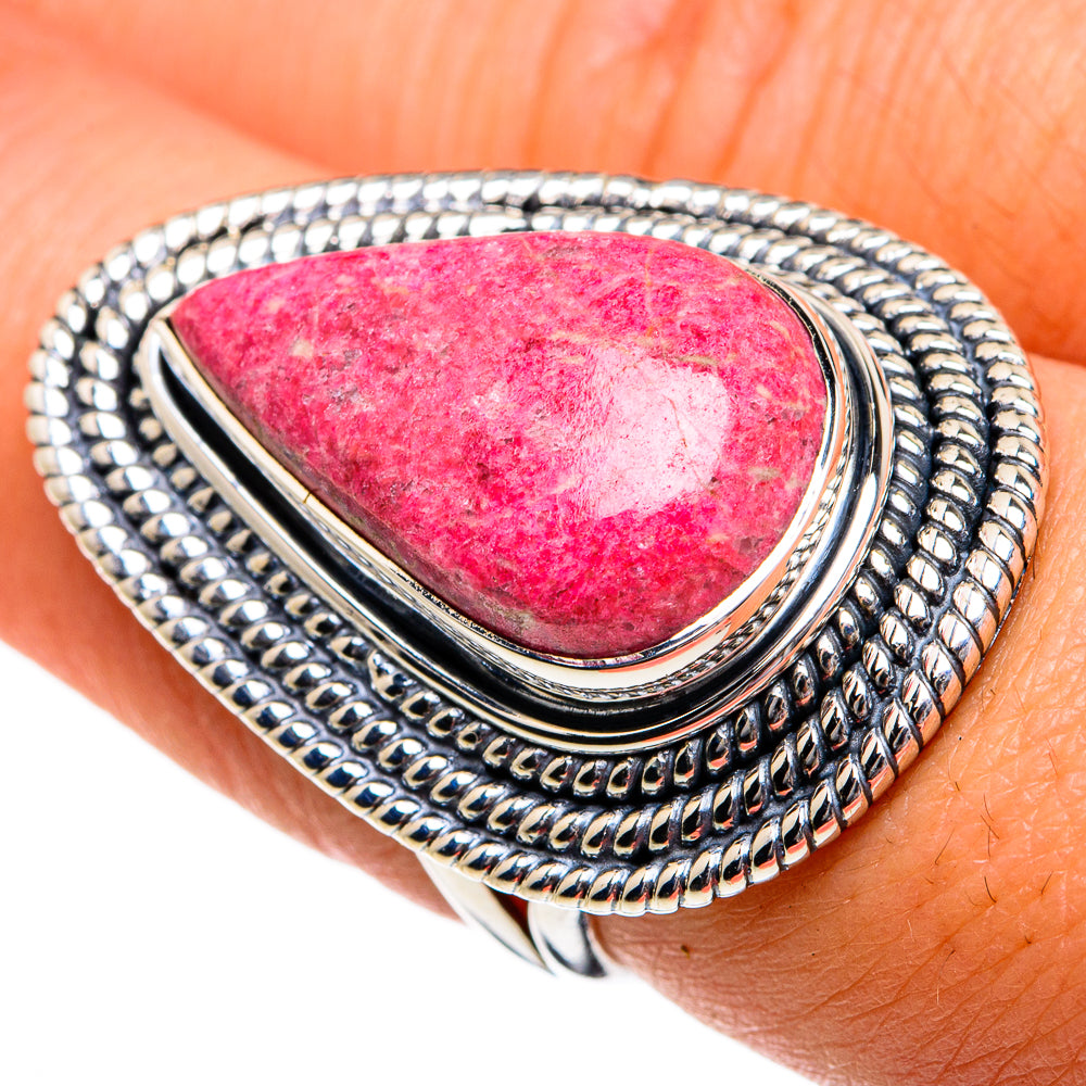 Thulite Rings handcrafted by Ana Silver Co - RING81154