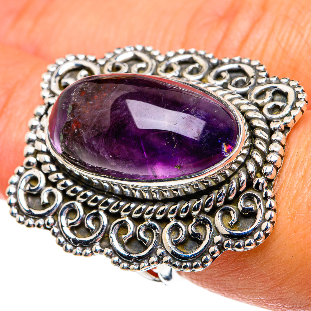 Amethyst Rings handcrafted by Ana Silver Co - RING81155