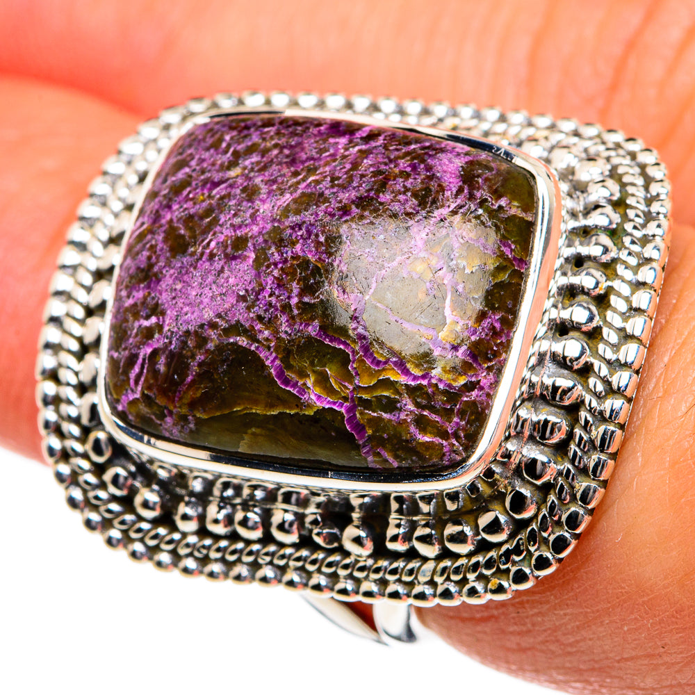 Stichtite Rings handcrafted by Ana Silver Co - RING81156