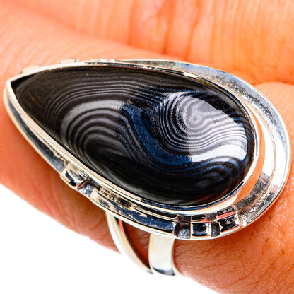 Psilomelane Rings handcrafted by Ana Silver Co - RING81159