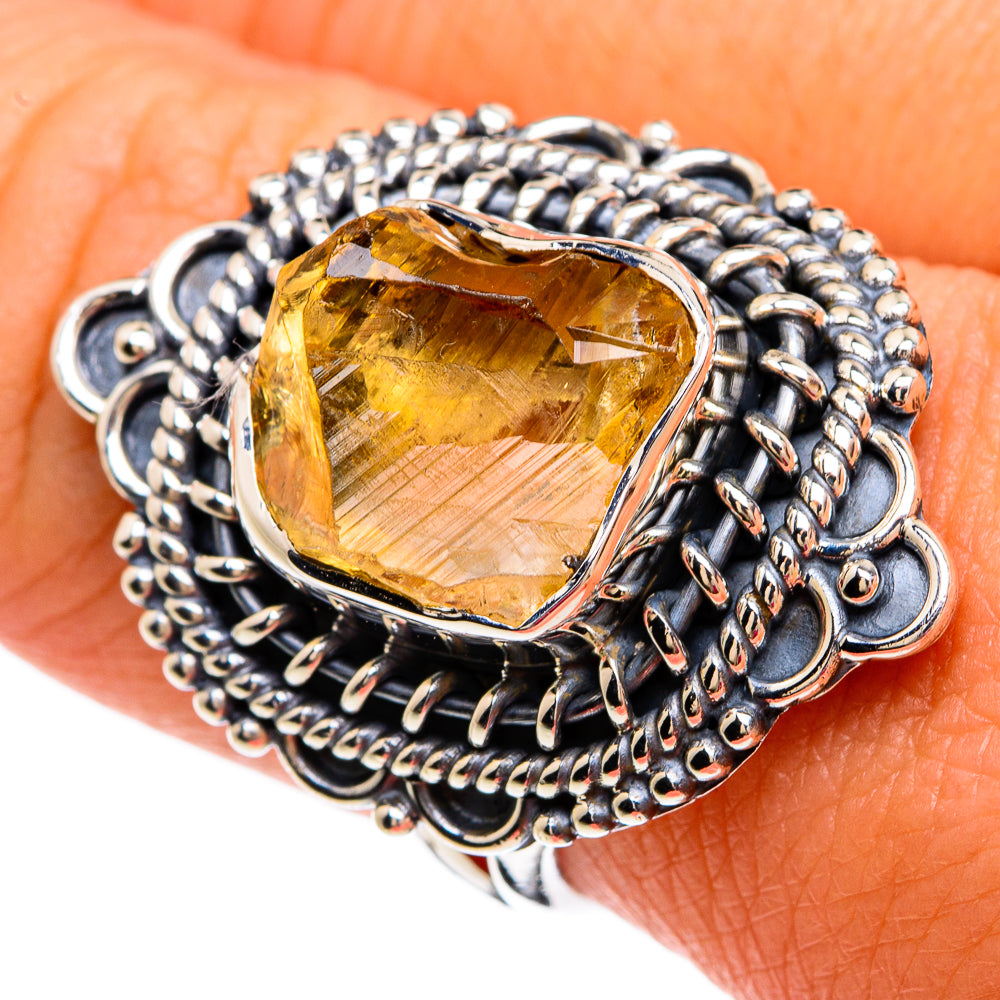 Citrine Rings handcrafted by Ana Silver Co - RING81185