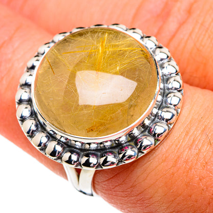 Rutilated Quartz Rings handcrafted by Ana Silver Co - RING81192