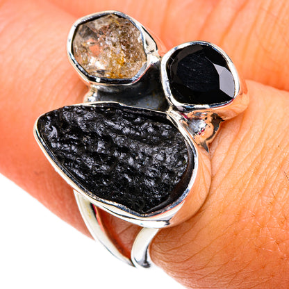 Tektite Rings handcrafted by Ana Silver Co - RING81193
