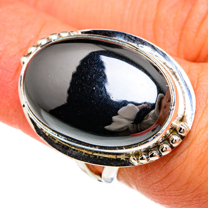 Hematite Rings handcrafted by Ana Silver Co - RING81203