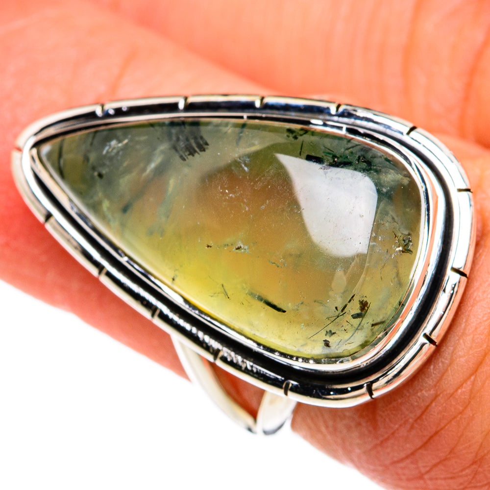 Prehnite Rings handcrafted by Ana Silver Co - RING81218