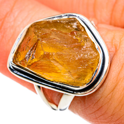 Citrine Rings handcrafted by Ana Silver Co - RING81222