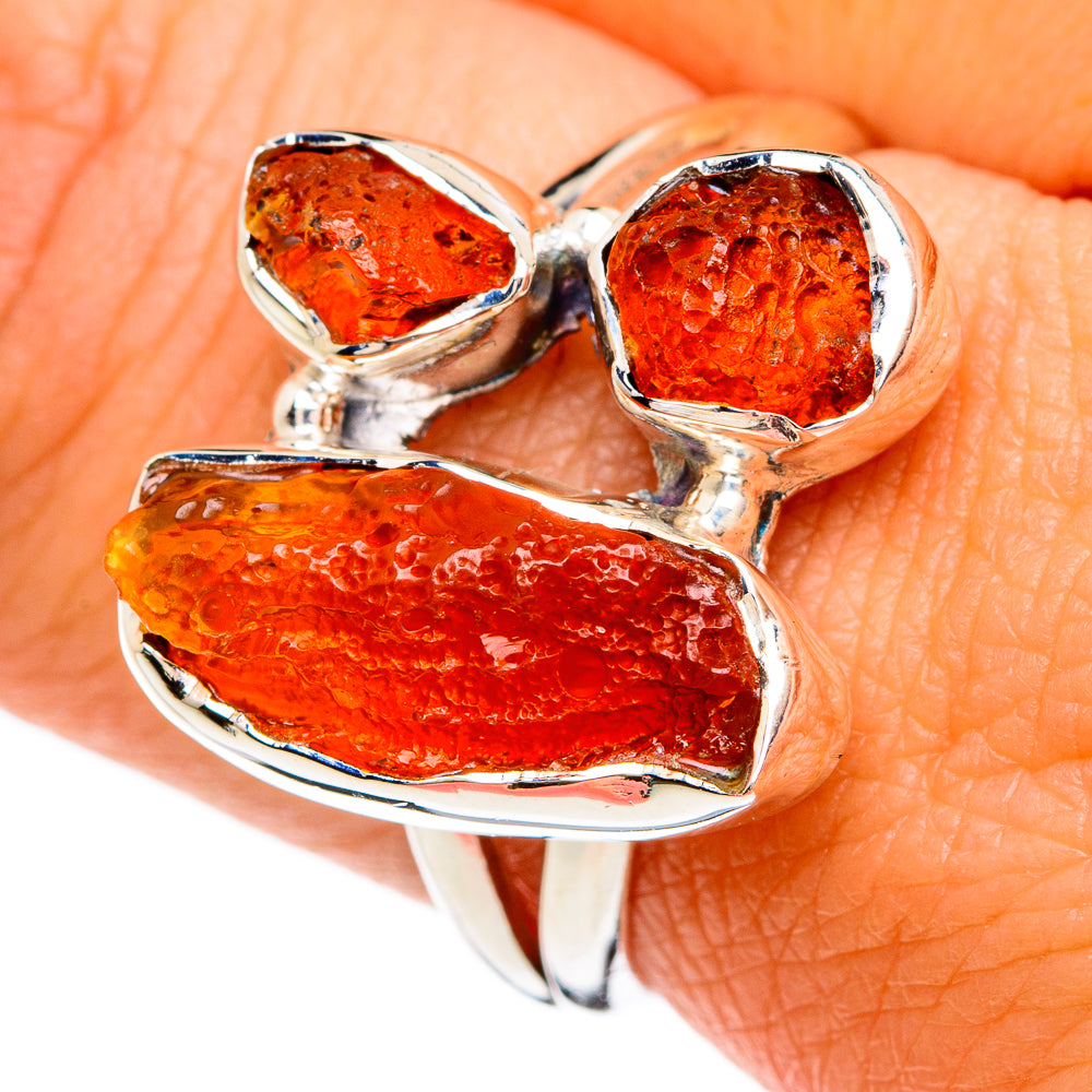 Carnelian Rings handcrafted by Ana Silver Co - RING81223