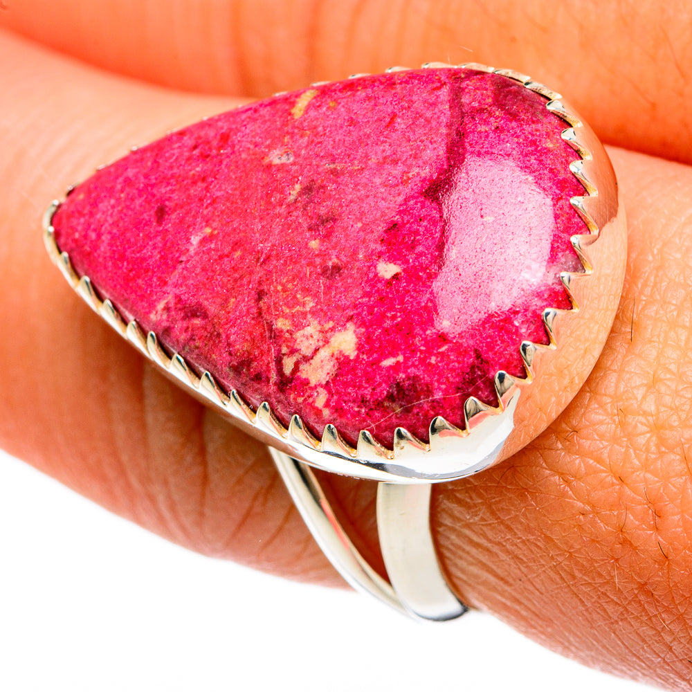 Thulite Rings handcrafted by Ana Silver Co - RING81224