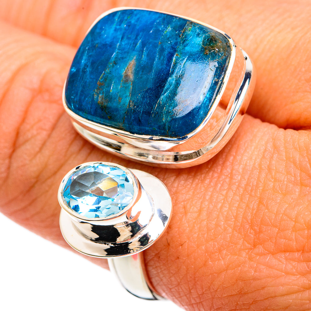 Chrysocolla Rings handcrafted by Ana Silver Co - RING81238