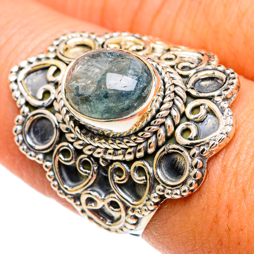 Aquamarine Rings handcrafted by Ana Silver Co - RING81244