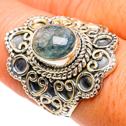 Aquamarine Rings handcrafted by Ana Silver Co - RING81244