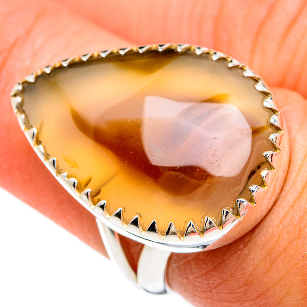 Montana Agate Rings handcrafted by Ana Silver Co - RING81251