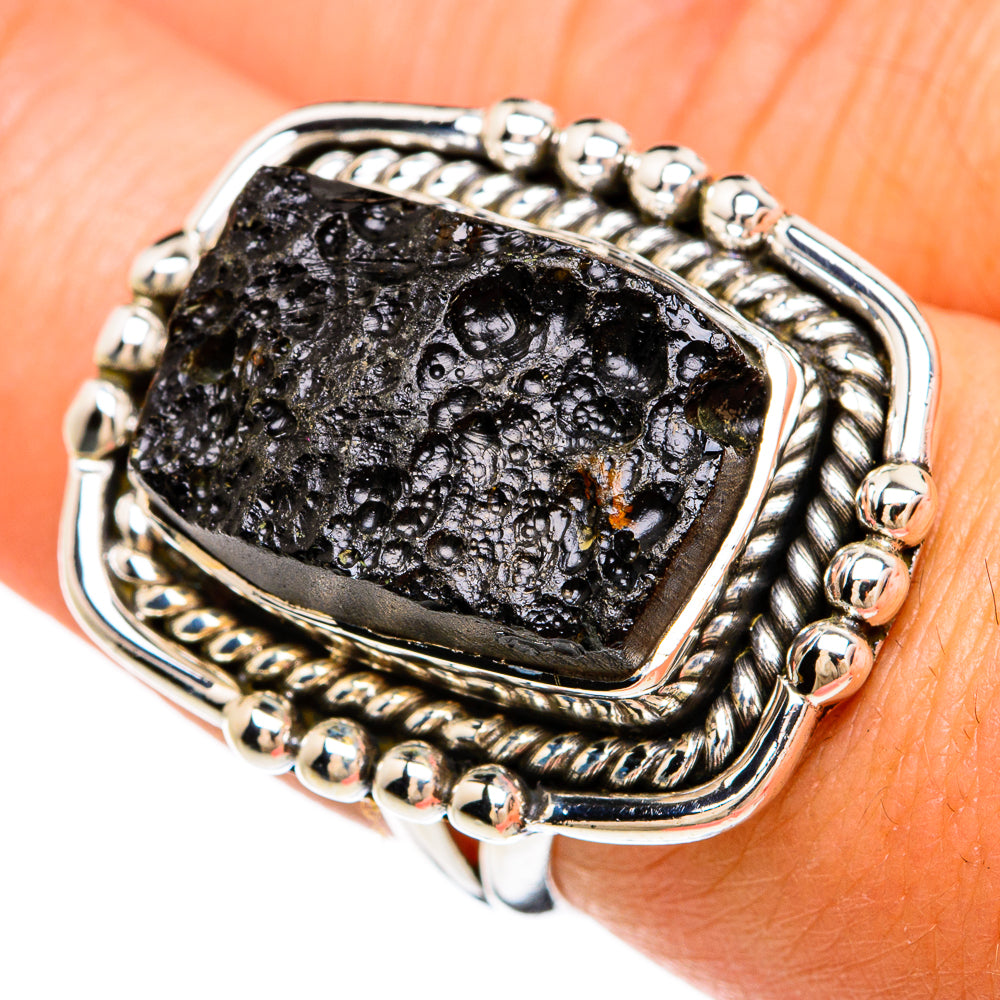 Tektite Rings handcrafted by Ana Silver Co - RING81259