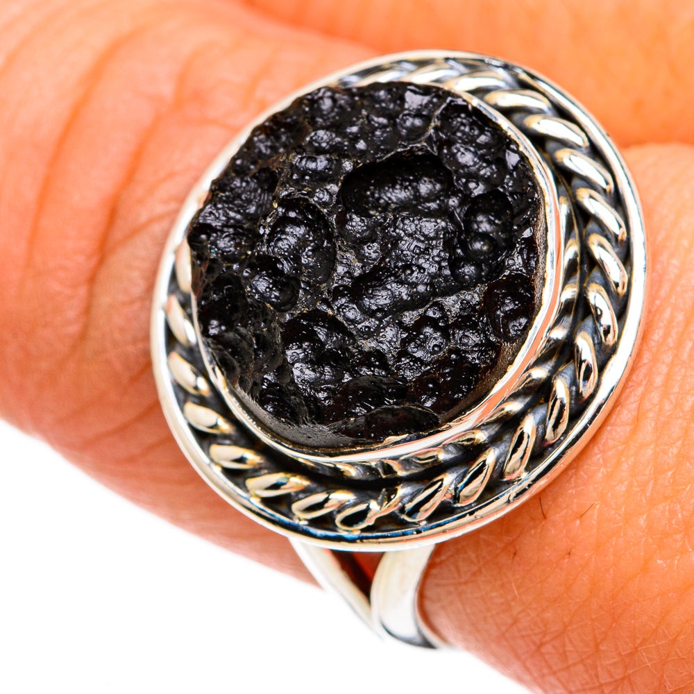 Tektite Rings handcrafted by Ana Silver Co - RING81261