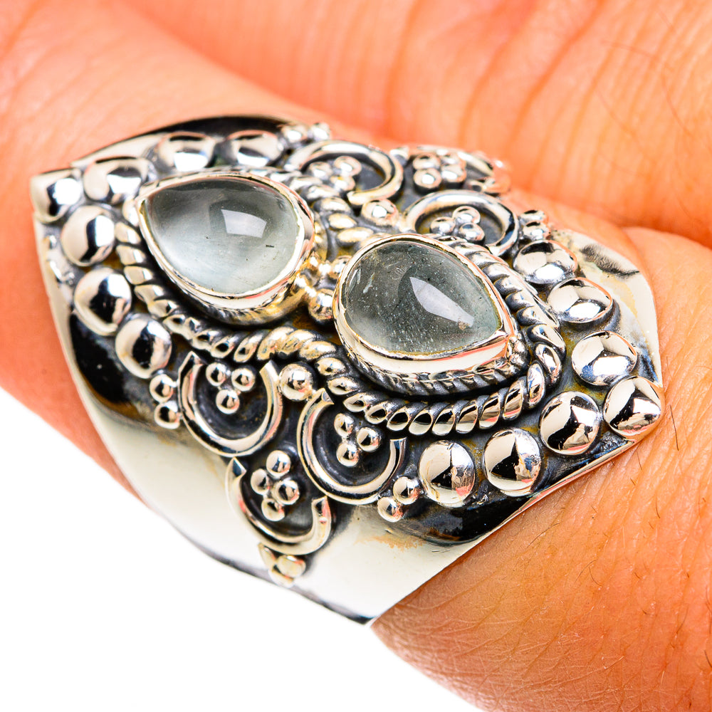 Aquamarine Rings handcrafted by Ana Silver Co - RING81271