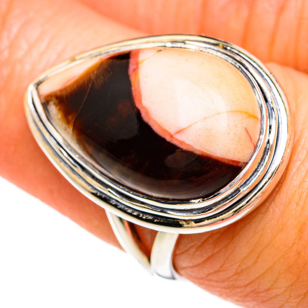 Peanut Wood Jasper Rings handcrafted by Ana Silver Co - RING81282