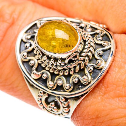 Rutilated Quartz Rings handcrafted by Ana Silver Co - RING81283