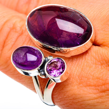 Amethyst Rings handcrafted by Ana Silver Co - RING81288