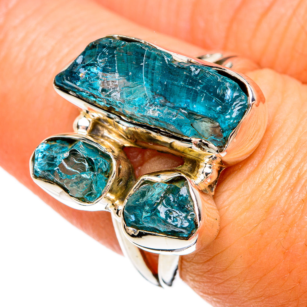 Apatite Rings handcrafted by Ana Silver Co - RING81305