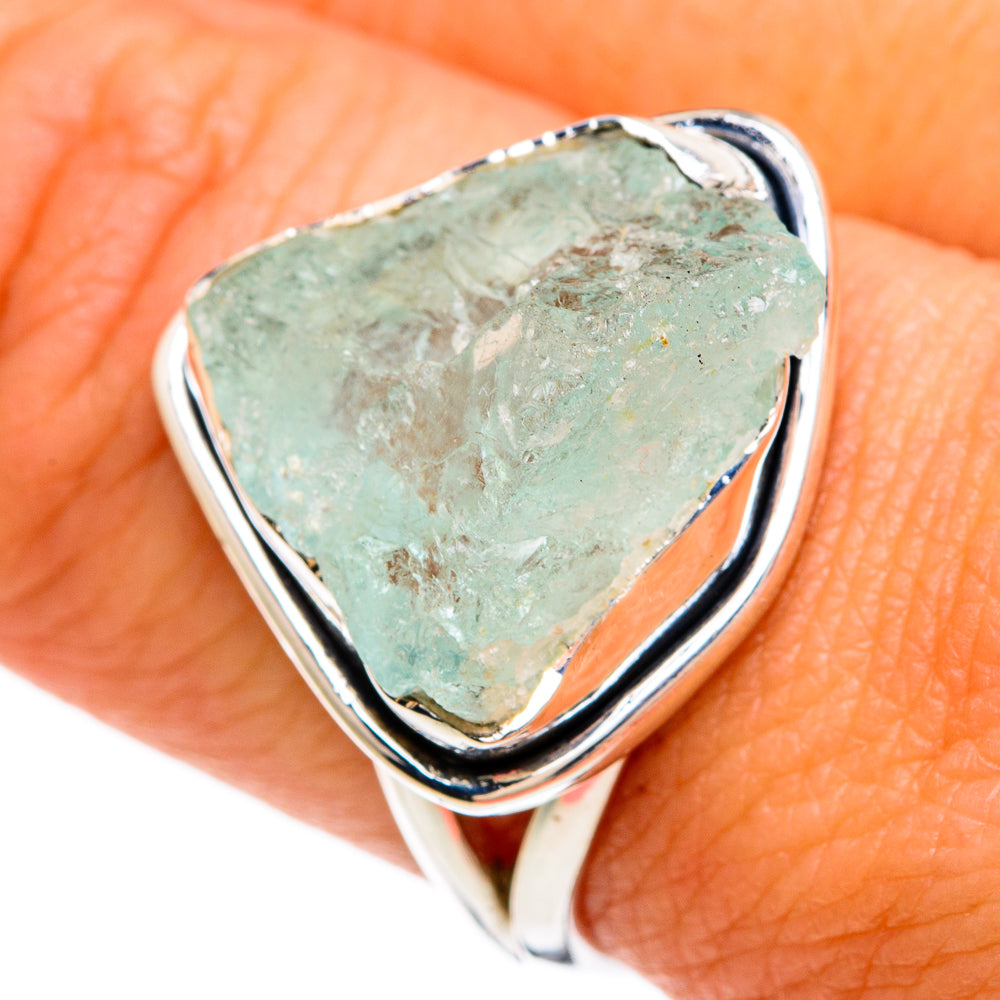 Aquamarine Rings handcrafted by Ana Silver Co - RING81306