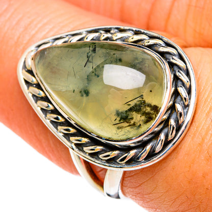 Prehnite Rings handcrafted by Ana Silver Co - RING81310