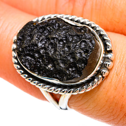 Tektite Rings handcrafted by Ana Silver Co - RING81322