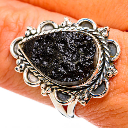 Tektite Rings handcrafted by Ana Silver Co - RING81323