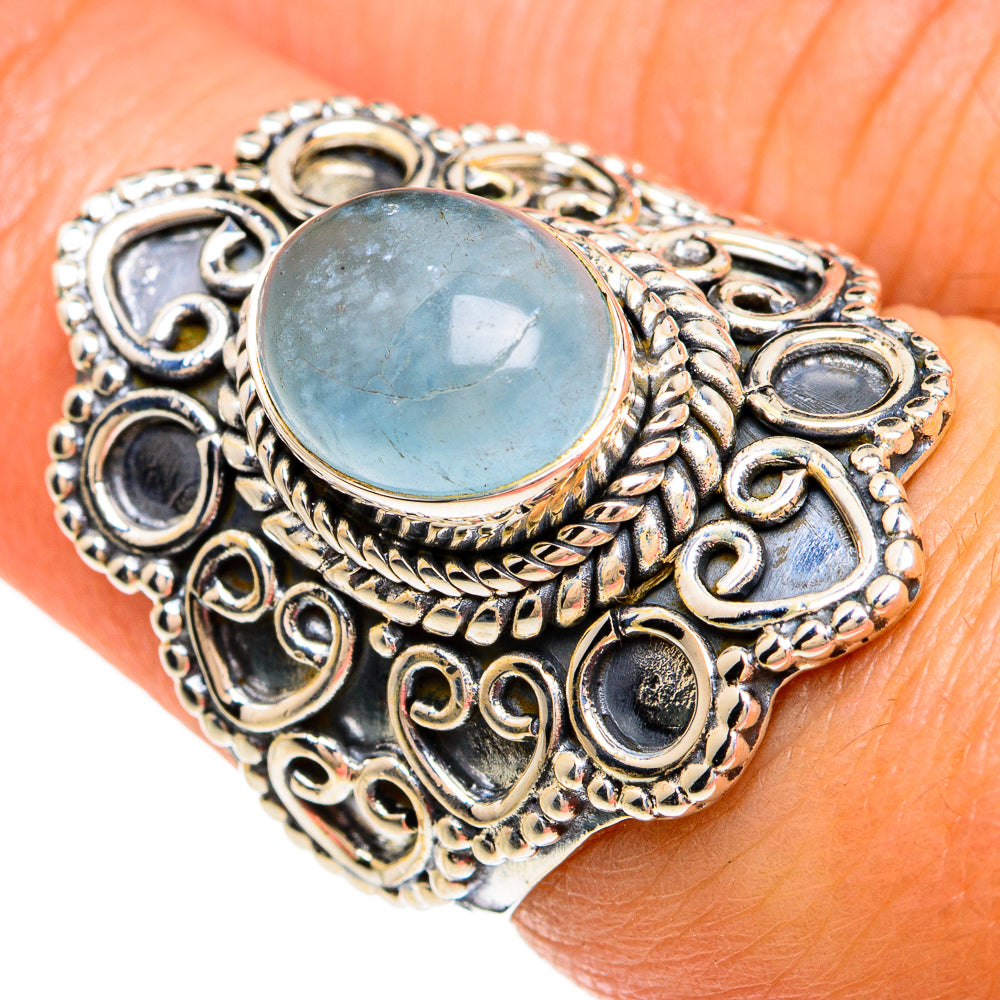 Aquamarine Rings handcrafted by Ana Silver Co - RING81340