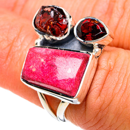 Thulite Rings handcrafted by Ana Silver Co - RING81352