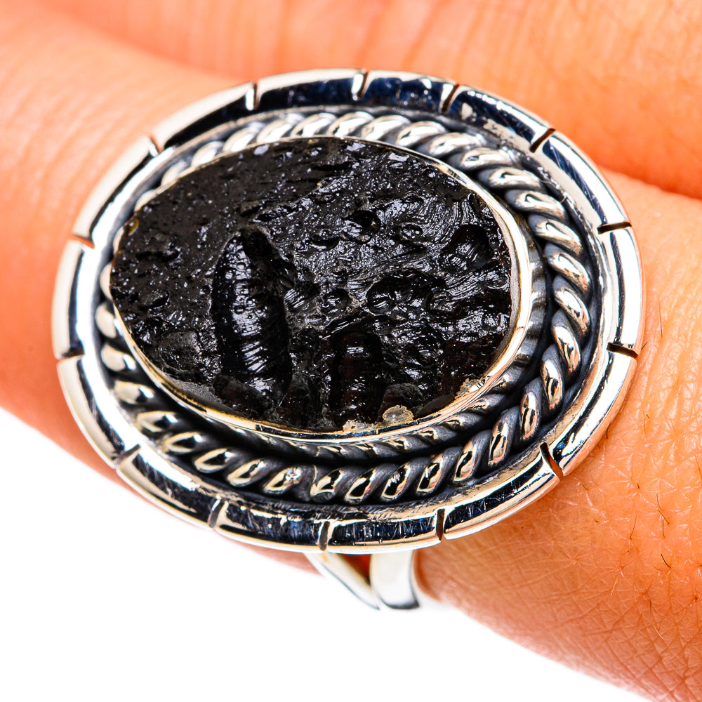 Tektite Rings handcrafted by Ana Silver Co - RING81357