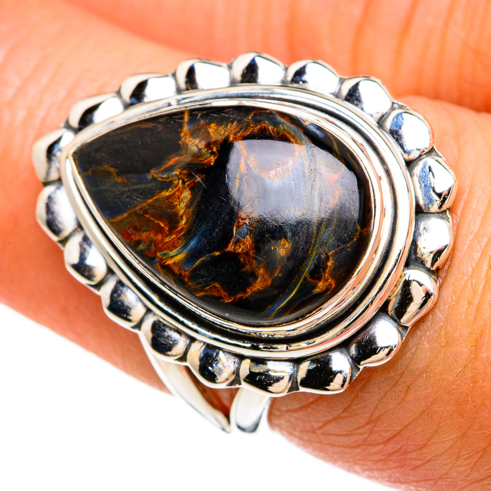 Pietersite Rings handcrafted by Ana Silver Co - RING81358