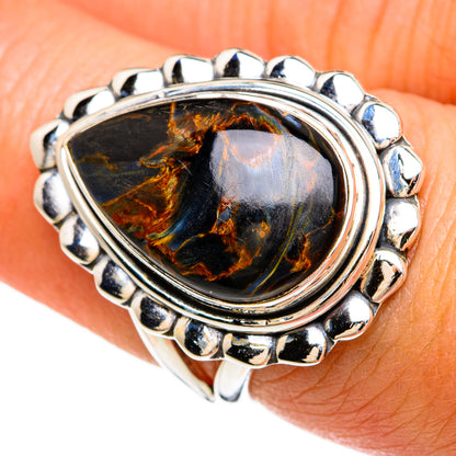 Pietersite Rings handcrafted by Ana Silver Co - RING81358