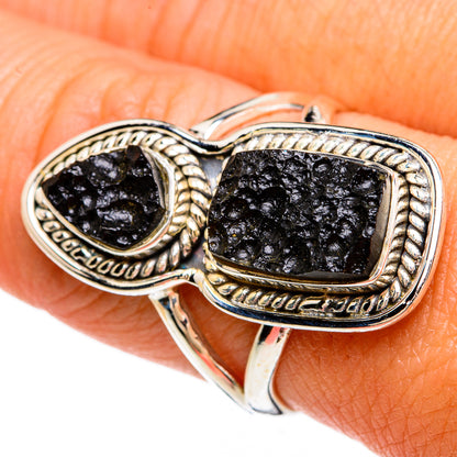 Tektite Rings handcrafted by Ana Silver Co - RING81359