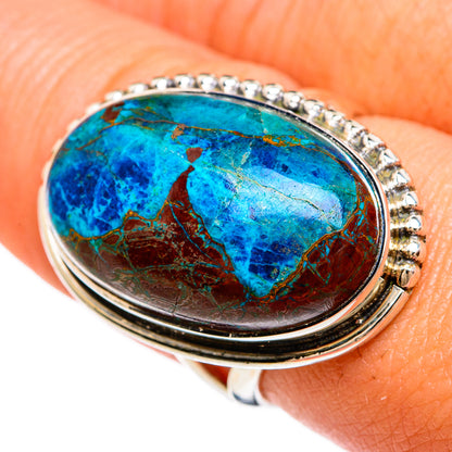 Chrysocolla Rings handcrafted by Ana Silver Co - RING81374