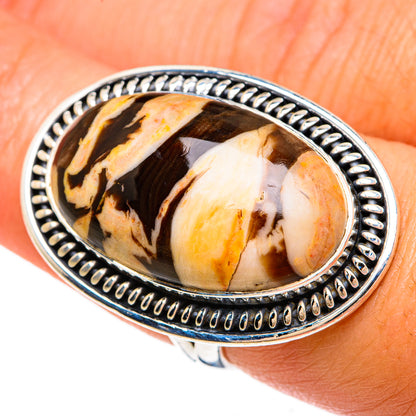 Peanut Wood Jasper Rings handcrafted by Ana Silver Co - RING81380