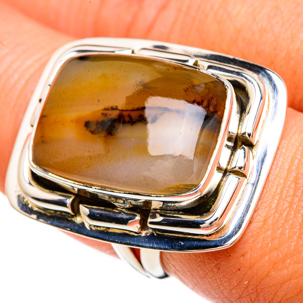 Montana Agate Rings handcrafted by Ana Silver Co - RING81383