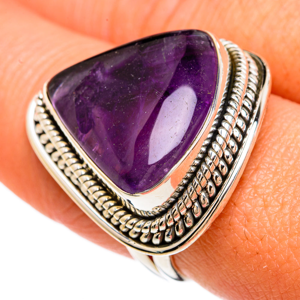 Amethyst Rings handcrafted by Ana Silver Co - RING81389