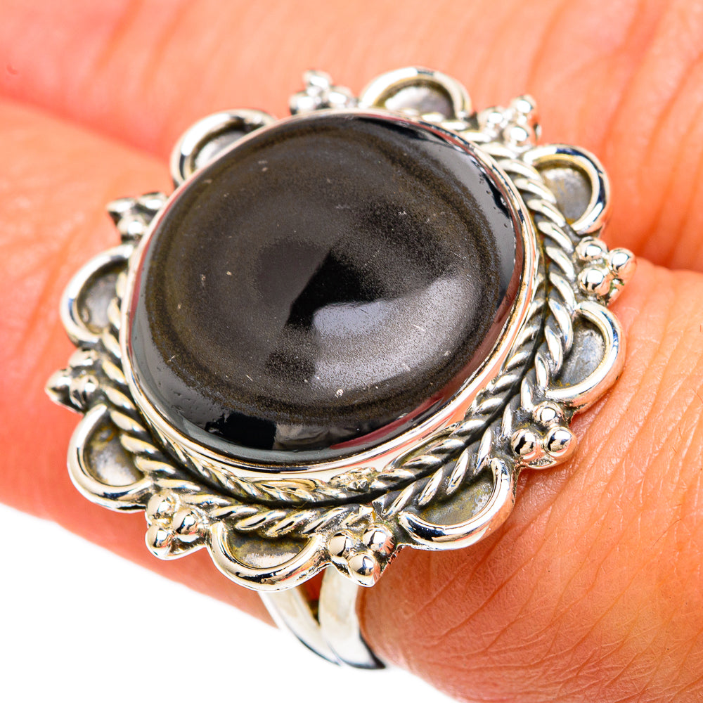 Psilomelane Rings handcrafted by Ana Silver Co - RING81394