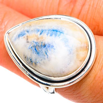 Blue Scheelite Rings handcrafted by Ana Silver Co - RING81403